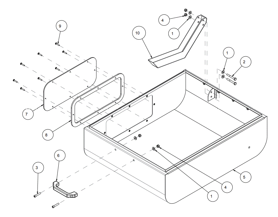 Section 05 Diagram and Parts List for HP14 8302014 MK Diamond Tile Saw